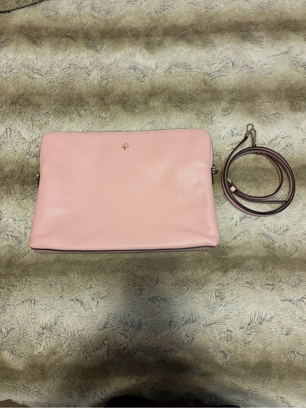 Kate Spade Pink Leather Laptop Bag